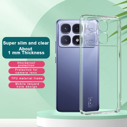 For Redmi K70 Ultra imak UX-5 Series Super Slim Transparent Shockproof TPU Protective Case(Transparent) - Xiaomi Cases by imak | Online Shopping South Africa | PMC Jewellery | Buy Now Pay Later Mobicred