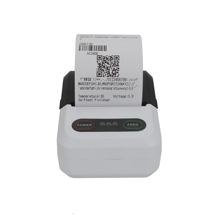 BT-583 58mm USB-C/Type-C + Bluetooth Portable Thermal Printer, Specification:EU Plug(Black White) - Printer by PMC TechLife | Online Shopping South Africa | PMC TechLife | Buy Now Pay Later Mobicred