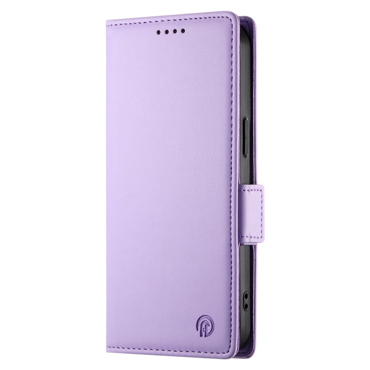 For Google Pixel 9 Pro Side Buckle Magnetic Frosted Leather Phone Case(Purple) - Google Cases by PMC Jewellery | Online Shopping South Africa | PMC Jewellery | Buy Now Pay Later Mobicred