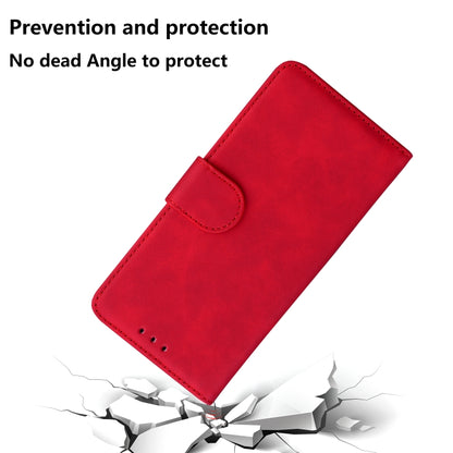 For Xiaomi Redmi K70 / K70 Pro Skin Feel Pure Color Flip Leather Phone Case(Red) - K70 Cases by PMC Jewellery | Online Shopping South Africa | PMC Jewellery | Buy Now Pay Later Mobicred