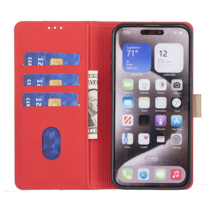 For Xiaomi Redmi K70 / K70 Pro Color Matching RFID Anti-theft Leather Phone Case(Red) - Xiaomi Cases by PMC Jewellery | Online Shopping South Africa | PMC Jewellery | Buy Now Pay Later Mobicred