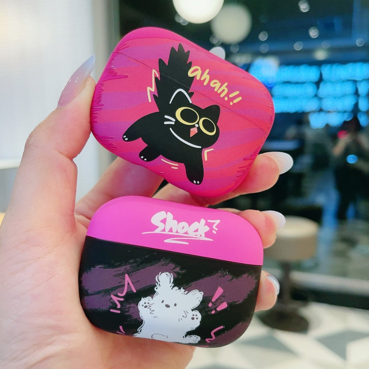 For AirPods Pro 2 Cat and Dog Pattern Earbuds Box Frosted TPU Case(Exploring Dog) - For AirPods Pro 2 by PMC Jewellery | Online Shopping South Africa | PMC Jewellery | Buy Now Pay Later Mobicred