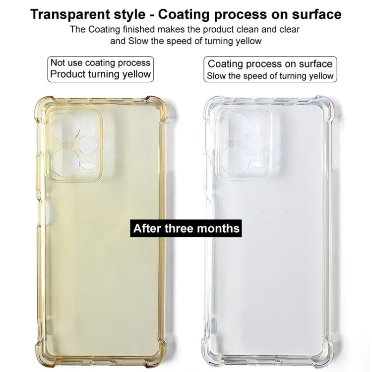 For iPhone 16 imak Shockproof Airbag TPU Phone Case(Transparent) - iPhone 16 Cases by imak | Online Shopping South Africa | PMC Jewellery | Buy Now Pay Later Mobicred