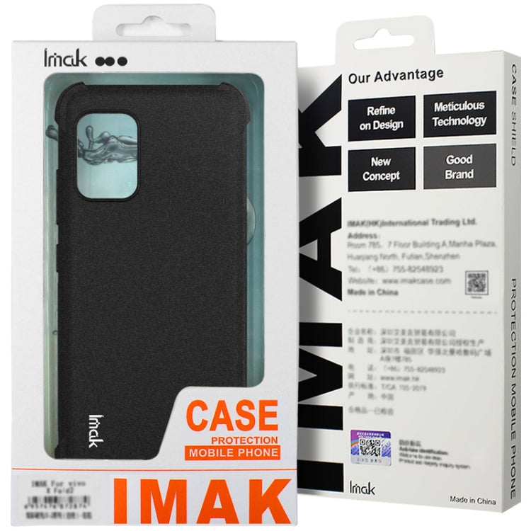 For iPhone 16 Pro imak Shockproof Airbag TPU Phone Case(Transparent Black) - iPhone 16 Pro Cases by imak | Online Shopping South Africa | PMC Jewellery | Buy Now Pay Later Mobicred