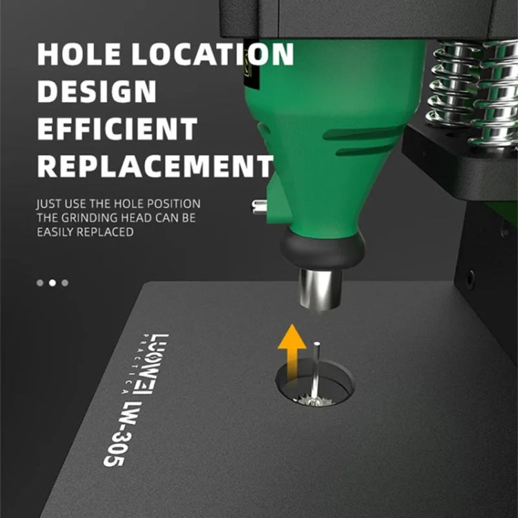 Luowei LW-305 Dual Axis Multifunctional Screen IC and Camera Outer Iron Ring Grinding Platform - Polishing Repair by PMC Jewellery | Online Shopping South Africa | PMC Jewellery | Buy Now Pay Later Mobicred