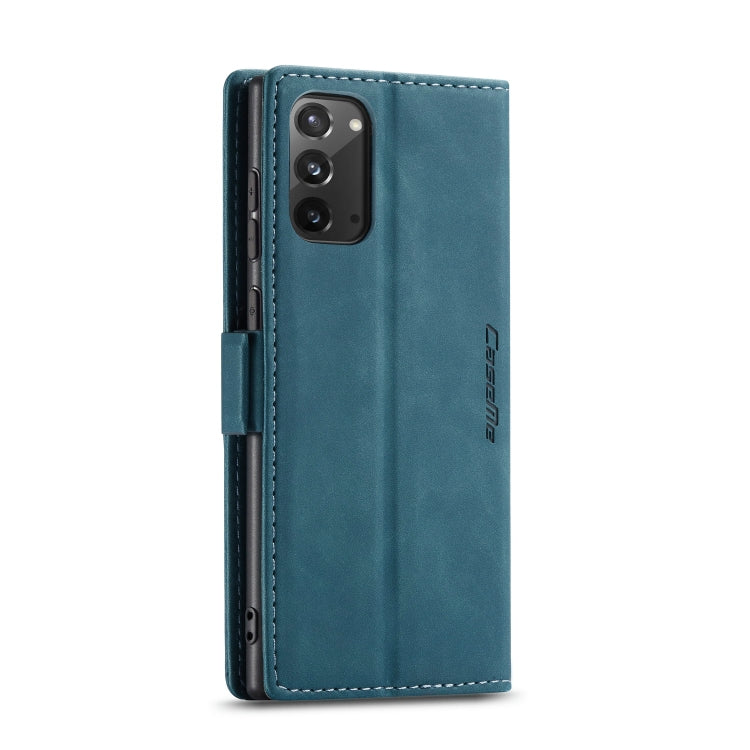 For Samsung Galaxy Note20 CaseMe Multifunctional Horizontal Flip Leather Case, with Card Slot & Holder & Wallet(Blue) - Galaxy Note20 Cases by CaseMe | Online Shopping South Africa | PMC Jewellery | Buy Now Pay Later Mobicred