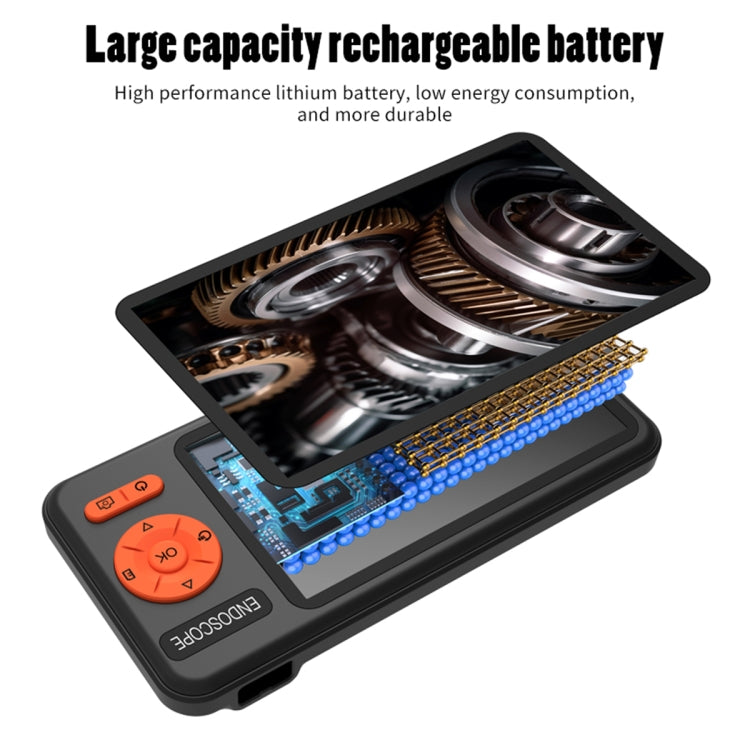 T29 5 inch IPS Screen 3.9mm Single Lens IP67 Waterproof Industrial Endoscope With Bracket, Length:5m -  by PMC TechLife | Online Shopping South Africa | PMC TechLife | Buy Now Pay Later Mobicred