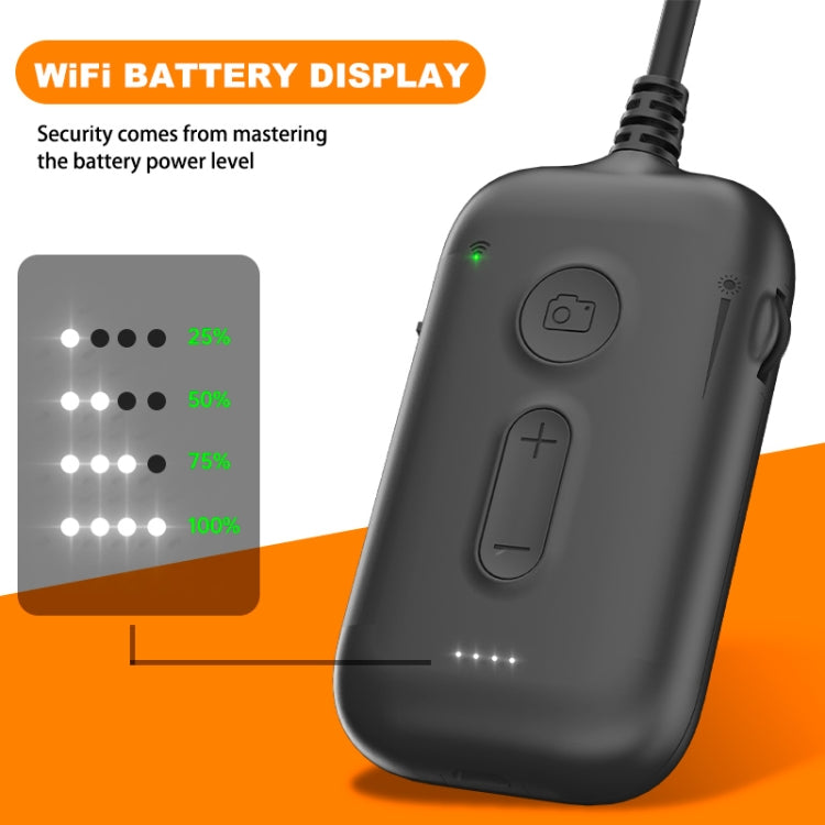 Y15 5.5mm Single Camera WiFi Connected Hard Cable HD Industrial Endoscope, Length:1m(Black) -  by PMC TechLife | Online Shopping South Africa | PMC TechLife | Buy Now Pay Later Mobicred