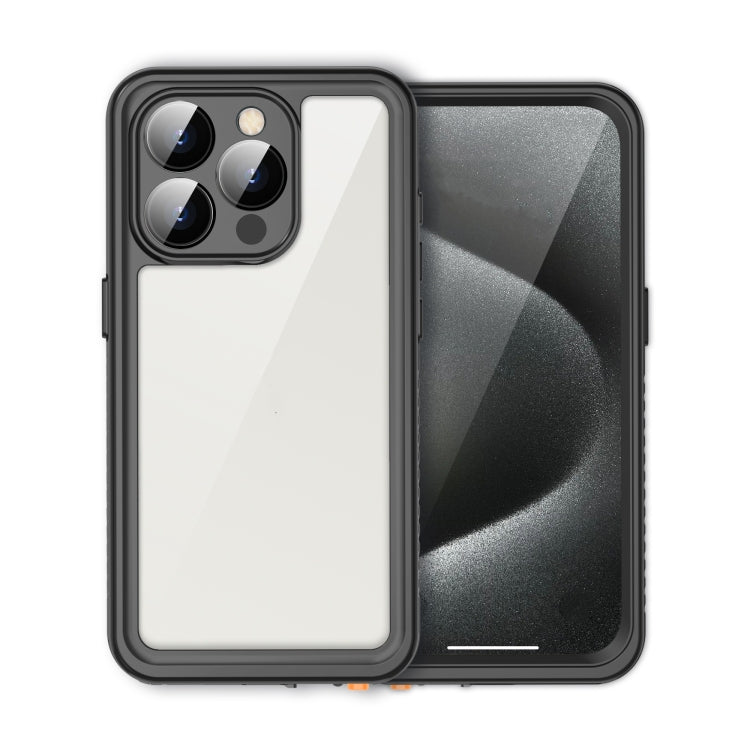 For iPhone 15 Pro RedPepper Shockproof IP68 Waterproof PC + TPU Protective Case(Black) - free shipping - PMC Jewellery - Order now!