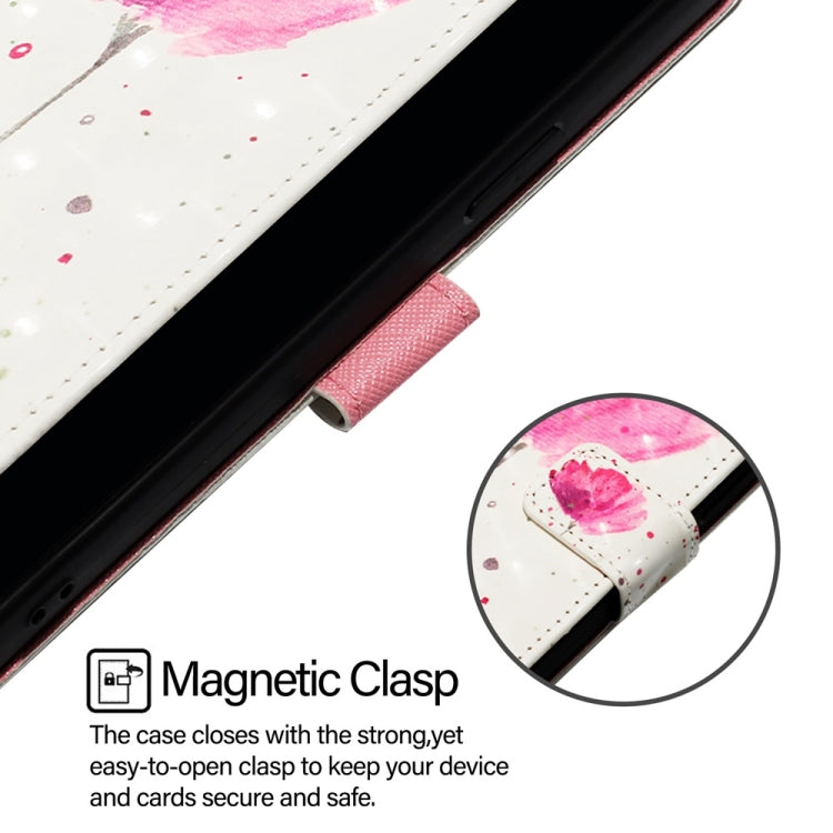 For Blackview A53 3D Painting Horizontal Flip Leather Phone Case(Flower) - More Brand by PMC TechLife | Online Shopping South Africa | PMC TechLife | Buy Now Pay Later Mobicred
