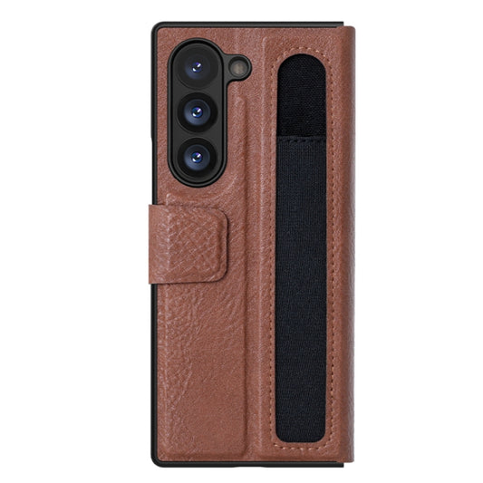 For Samsung Galaxy Z Fold6 5G NILLKIN Ogg Leather Phone Case(Brown) - Galaxy Z Fold6 5G Cases by NILLKIN | Online Shopping South Africa | PMC Jewellery | Buy Now Pay Later Mobicred