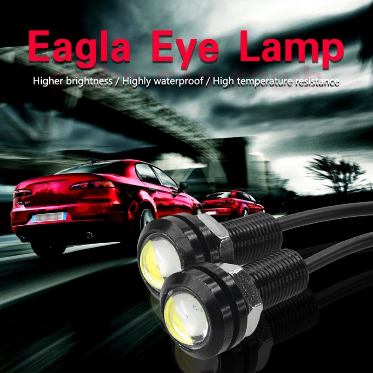 10pcs 23mm 1.5W DC12V Motorcycle Eagle Eye Light Double Lens Strobe Light(White Light) - Eagle Eye Lights by PMC TechLife | Online Shopping South Africa | PMC TechLife | Buy Now Pay Later Mobicred