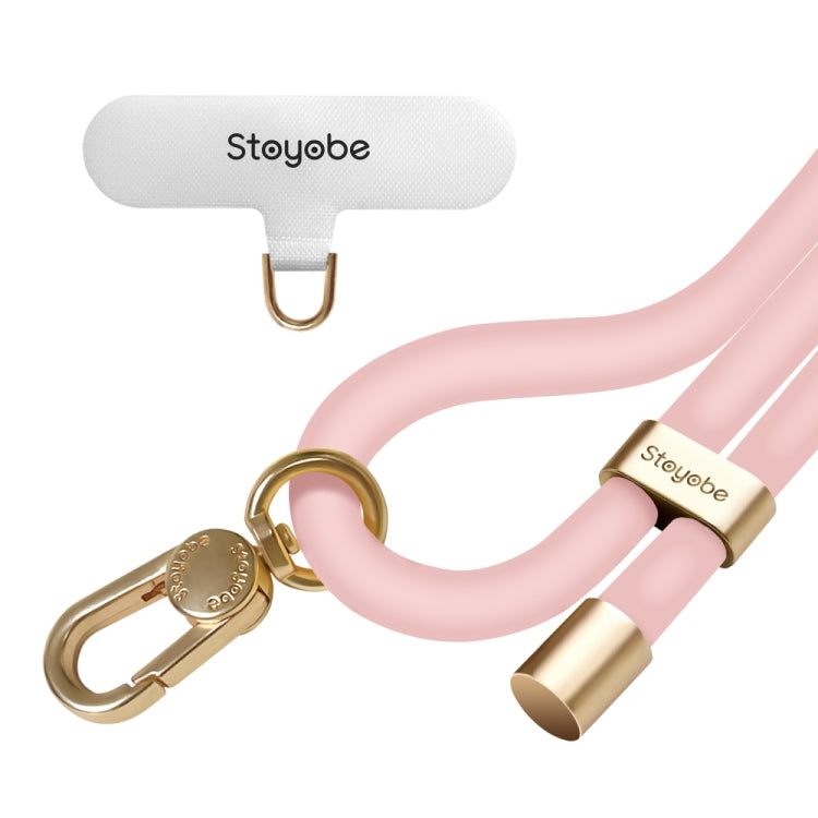 DUX DUICS PL-ONE Universal Silicone Phone Lanyard(Pink) - Lanyards & Wrist Straps by DUX DUCIS | Online Shopping South Africa | PMC Jewellery | Buy Now Pay Later Mobicred