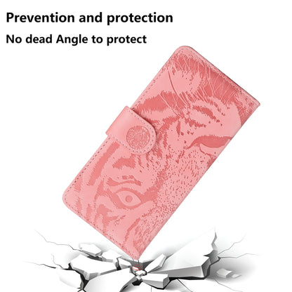 For Redmi K70 / K70 Pro Tiger Embossing Pattern Flip Leather Phone Case(Pink) - K70 Cases by PMC Jewellery | Online Shopping South Africa | PMC Jewellery | Buy Now Pay Later Mobicred