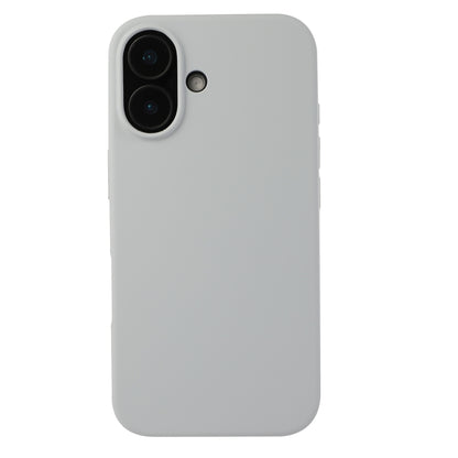 For iPhone 16 Plus Liquid Silicone Phone Case(Blue Grey) - iPhone 16 Plus Cases by PMC Jewellery | Online Shopping South Africa | PMC Jewellery | Buy Now Pay Later Mobicred