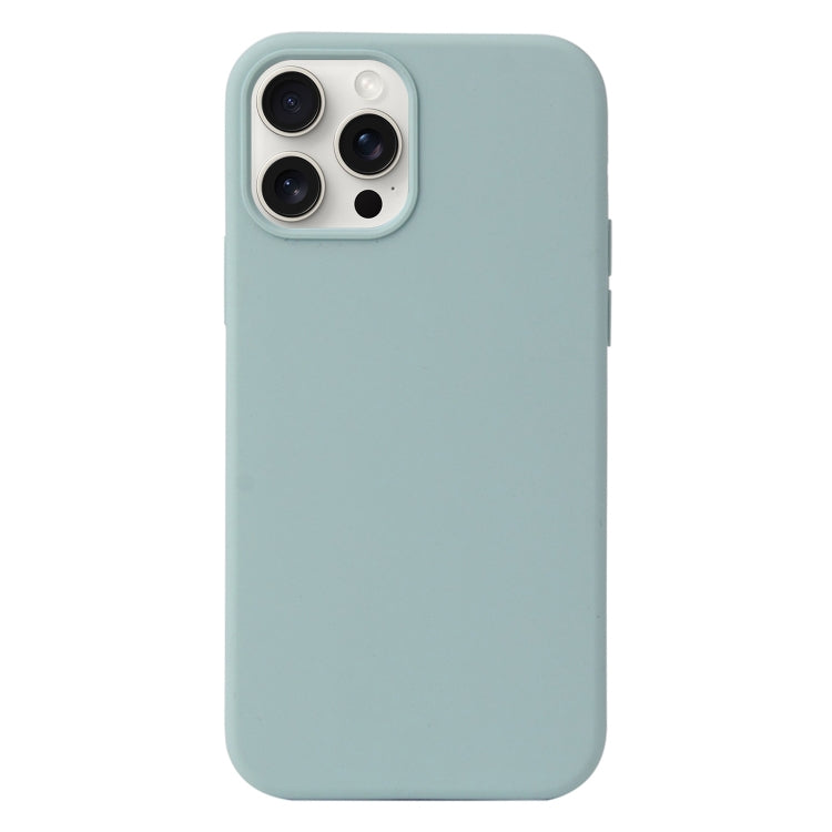 For iPhone 16 Pro Liquid Silicone Phone Case(Emerald Green) - iPhone 16 Pro Cases by PMC TechLife | Online Shopping South Africa | PMC TechLife | Buy Now Pay Later Mobicred