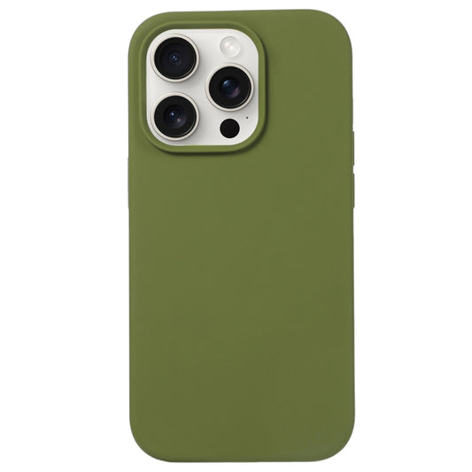 For iPhone 16 Pro Liquid Silicone Phone Case(Pine Green) - iPhone 16 Pro Cases by PMC Jewellery | Online Shopping South Africa | PMC Jewellery | Buy Now Pay Later Mobicred