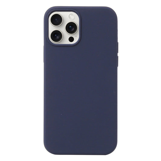 For iPhone 16 Pro Max Liquid Silicone Phone Case(Midnight Blue) - iPhone 16 Pro Max Cases by PMC Jewellery | Online Shopping South Africa | PMC Jewellery | Buy Now Pay Later Mobicred