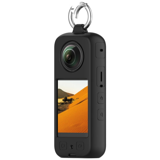 For Insta360 X3 Portable Silicone Protective Case(Black) - Case & Bags by PMC Jewellery | Online Shopping South Africa | PMC Jewellery | Buy Now Pay Later Mobicred