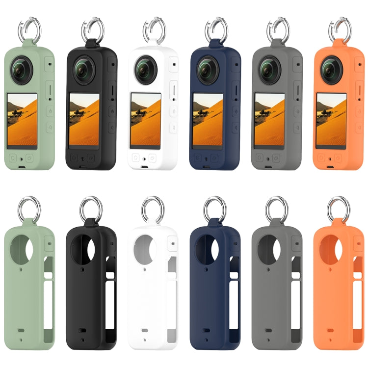 For Insta360 X3 Portable Silicone Protective Case(Midnight Blue) - Case & Bags by PMC TechLife | Online Shopping South Africa | PMC TechLife | Buy Now Pay Later Mobicred