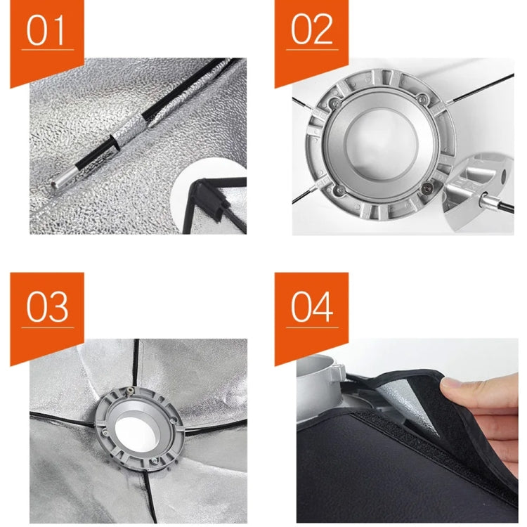 Godox Octagon Softbox Flash Speedlite Studio Photo Light Soft Box with Bowens Mount, Size:140cm - free shipping - PMC TechLife - Order now!