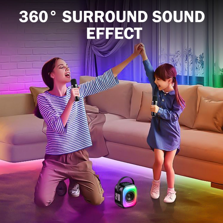 ONIKUMA L7 5W Karaoke Bluetooth Speaker with 2 Microphones(Black) - free shipping - PMC Jewellery - Order now!