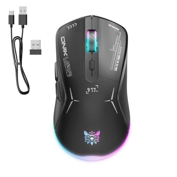 ONIKUMA CW917 RGB 4800DPI Dual Mode Wired + 2.4GHz Wireless Mouse(Black) - Wireless Mice by ONIKUMA | Online Shopping South Africa | PMC Jewellery | Buy Now Pay Later Mobicred