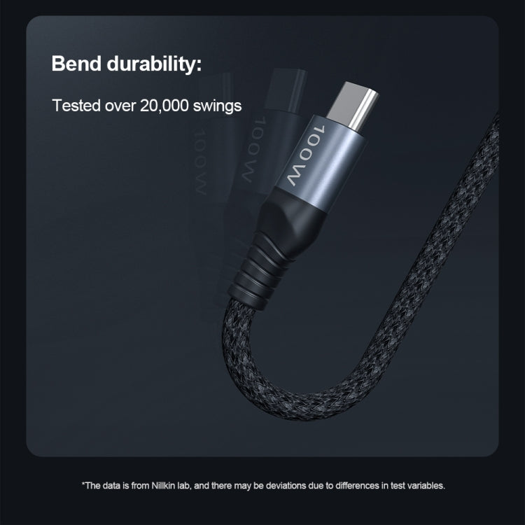 NILLKIN PD3.0 100W/27W USB-C / Type-C to USB-C / Type-C + 8 Pin Dual Power Fast Charging Data Cable, Length: 1.5m - 2 in 1 Cable by NILLKIN | Online Shopping South Africa | PMC Jewellery | Buy Now Pay Later Mobicred