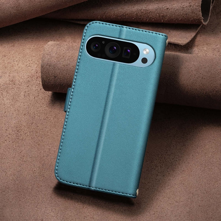 For Google Pixel 9 Pro Square Texture Leather Phone Case(Green) - Google Cases by PMC Jewellery | Online Shopping South Africa | PMC Jewellery | Buy Now Pay Later Mobicred