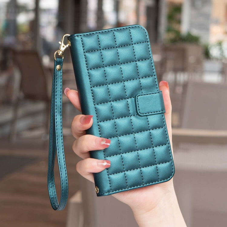 For Google Pixel 9 Pro Square Texture Leather Phone Case(Green) - Google Cases by PMC TechLife | Online Shopping South Africa | PMC TechLife | Buy Now Pay Later Mobicred