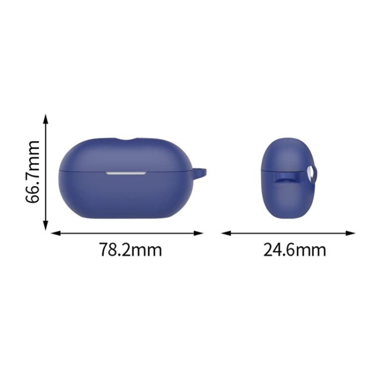 For Beats Solo Buds Wireless Earphones Silicone Protective Case with Hole(Midnight Blue) - Other Case by PMC Jewellery | Online Shopping South Africa | PMC Jewellery | Buy Now Pay Later Mobicred