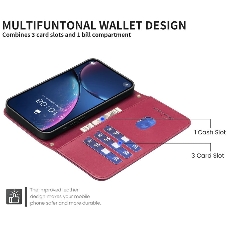 For Samsung Galaxy S25 Ultra 5G Square Texture Leather Phone Case(Red) - Galaxy S25 Ultra 5G Cases by PMC Jewellery | Online Shopping South Africa | PMC Jewellery | Buy Now Pay Later Mobicred