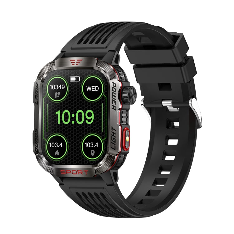 HT29 2.01 inch IPS Screen Triple Proof Smart Watch with Banknote Detector Light(Black) - Smart Watches by PMC TechLife | Online Shopping South Africa | PMC TechLife | Buy Now Pay Later Mobicred