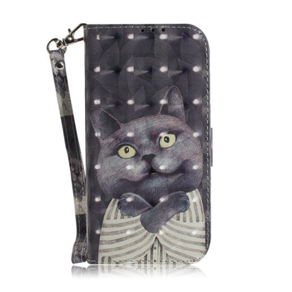 For Samsung Galaxy S25+ 5G 3D Colored Horizontal Flip Leather Phone Case(Hug Cat) - Galaxy S25+ 5G Cases by PMC Jewellery | Online Shopping South Africa | PMC Jewellery | Buy Now Pay Later Mobicred