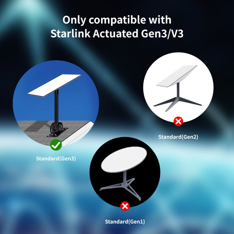 Satellite Dedicated Ethernet Cable for Starlink Actuated Gen 3, Length:30.5m - Lan Cable and Tools by PMC Jewellery | Online Shopping South Africa | PMC Jewellery | Buy Now Pay Later Mobicred