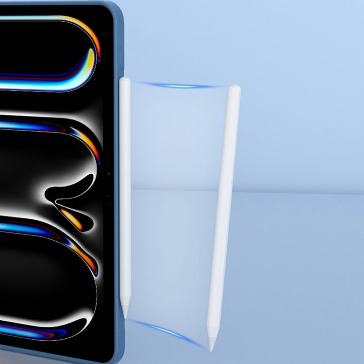 For iPad Pro 13 2024 Mutural Silicone Microfiber Tablet Case(Midnight Blue) - free shipping - PMc TechLife - Order now!