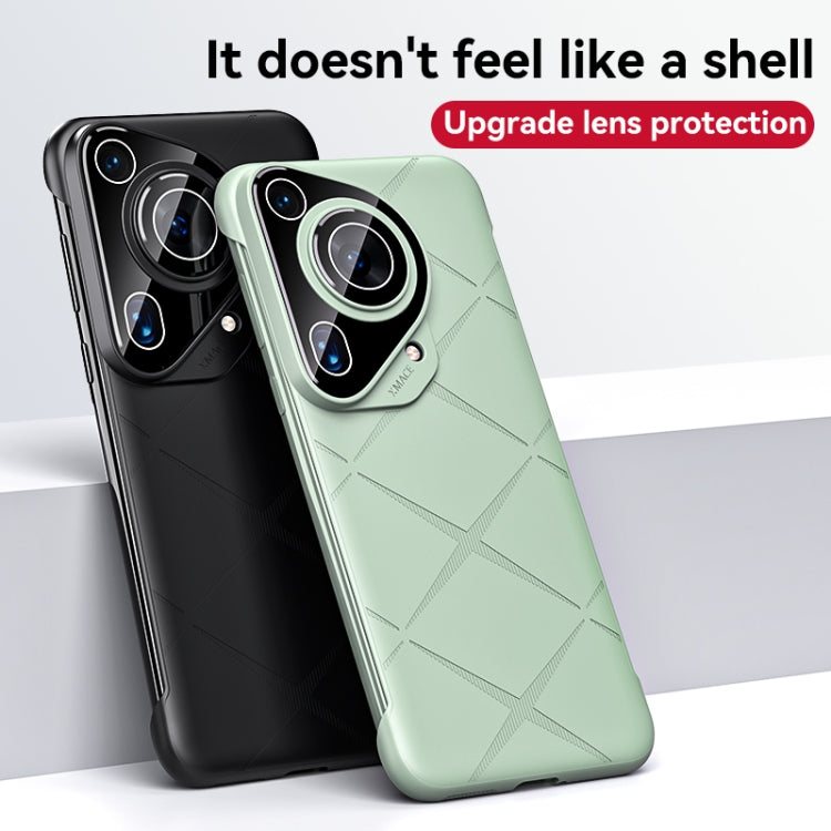 For Huawei Pura 70 Borderless Upshrink Camera Protection Magnetic Phone Case(Black) - Huawei Cases by PMC Jewellery | Online Shopping South Africa | PMC Jewellery | Buy Now Pay Later Mobicred