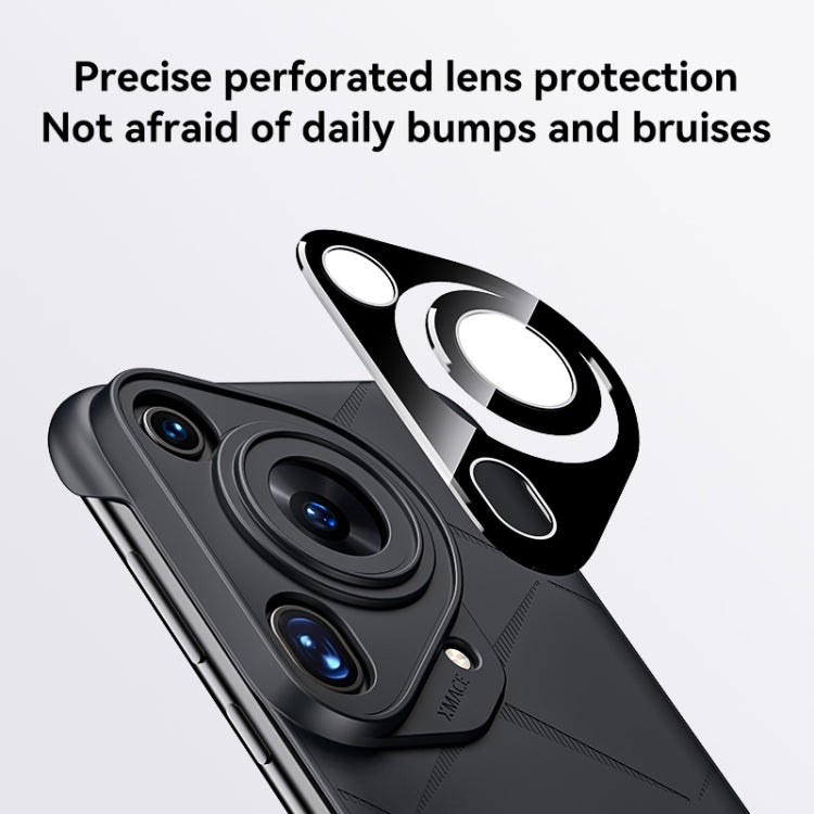 For Huawei Pura 70 Borderless Upshrink Camera Protection Magnetic Phone Case(Black) - Huawei Cases by PMC Jewellery | Online Shopping South Africa | PMC Jewellery | Buy Now Pay Later Mobicred