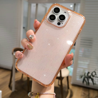 For iPhone 16 Pro Glitter Powder TPU Hybrid PC Phone Case(Translucent) - iPhone 16 Pro Cases by PMC Jewellery | Online Shopping South Africa | PMC Jewellery | Buy Now Pay Later Mobicred