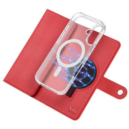 For iPhone 15 Pro Max ViLi GHA-C Series RFID MagSafe Magnetic Flip Leather Phone Case(Red) - iPhone 15 Pro Max Cases by ViLi | Online Shopping South Africa | PMC Jewellery | Buy Now Pay Later Mobicred