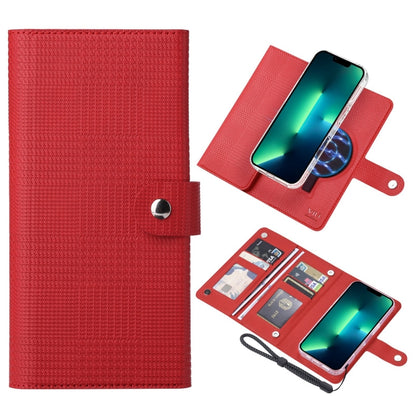 For iPhone 13 Pro ViLi GHA-C Series RFID MagSafe Magnetic Flip Leather Phone Case(Red) - iPhone 13 Pro Cases by ViLi | Online Shopping South Africa | PMC Jewellery | Buy Now Pay Later Mobicred