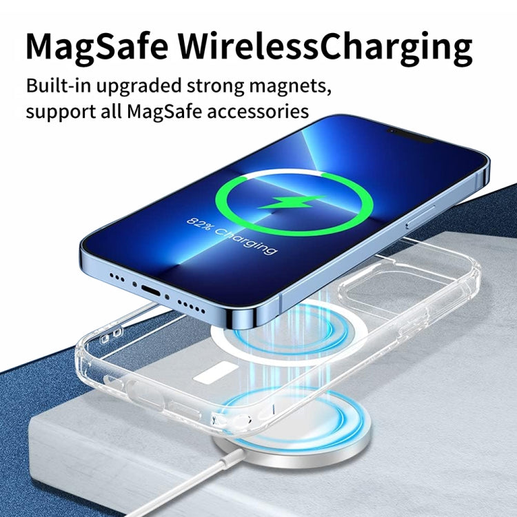 For iPhone 16 Pro Max ViLi MAG-C Series MagSafe Magnetic PC + TPU Phone Case(Transparent) - iPhone 16 Pro Max Cases by ViLi | Online Shopping South Africa | PMC Jewellery | Buy Now Pay Later Mobicred