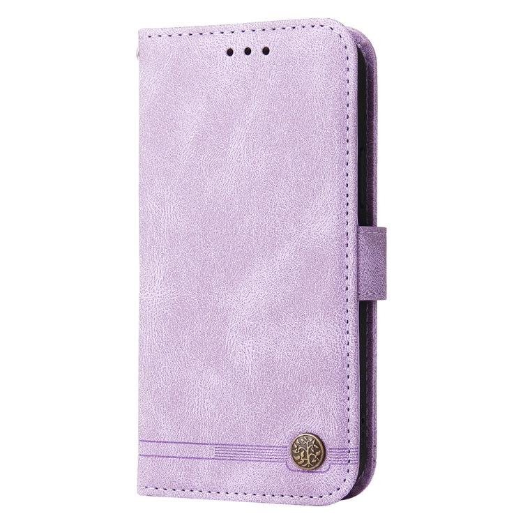 For Redmi K70 Ultra Skin Feel Life Tree Metal Button Leather Phone Case(Purple) - Xiaomi Cases by PMC Jewellery | Online Shopping South Africa | PMC Jewellery | Buy Now Pay Later Mobicred