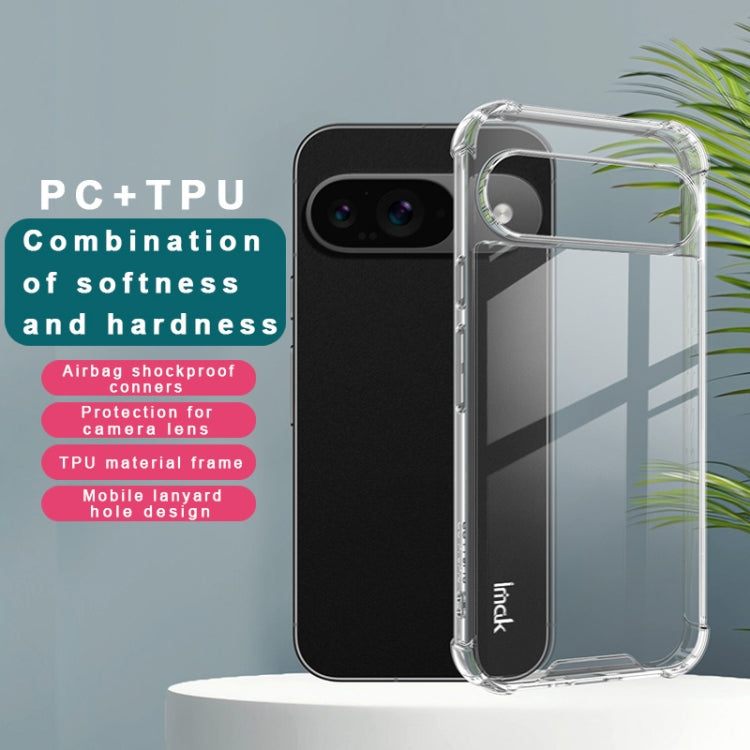 For Google Pixel 9 / Pixel 9 Pro IMAK Space Shield PC + TPU Airbag Shockproof Phone Case(Transparent) - Google Cases by imak | Online Shopping South Africa | PMC TechLife | Buy Now Pay Later Mobicred