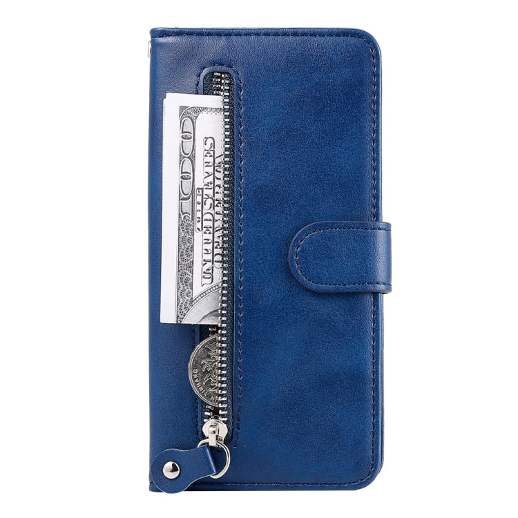 For Redmi K70 Ultra Fashion Calf Texture Zipper Leather Phone Case(Blue) - Xiaomi Cases by PMC Jewellery | Online Shopping South Africa | PMC Jewellery | Buy Now Pay Later Mobicred