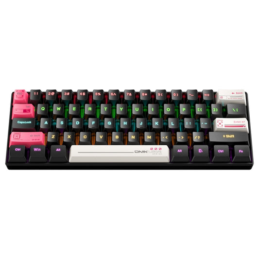 ONIKUMA G55 61 Keys RGB Colorful Lighting Wired Gaming Mechanical Keyboard(Black) - Wired Keyboard by ONIKUMA | Online Shopping South Africa | PMC Jewellery | Buy Now Pay Later Mobicred