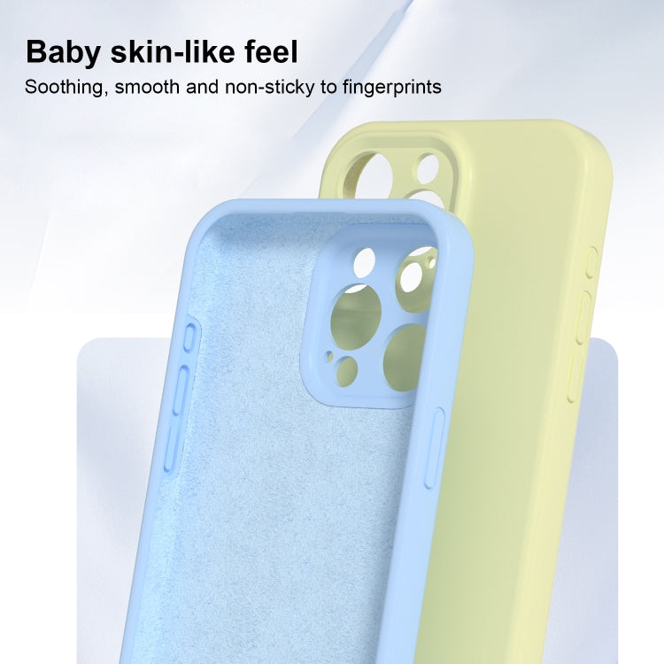 For iPhone 16 Pro Precise Hole Liquid Silicone Jelly Color Full Coverage Phone Case(White) - iPhone 16 Pro Cases by PMC Jewellery | Online Shopping South Africa | PMC Jewellery | Buy Now Pay Later Mobicred