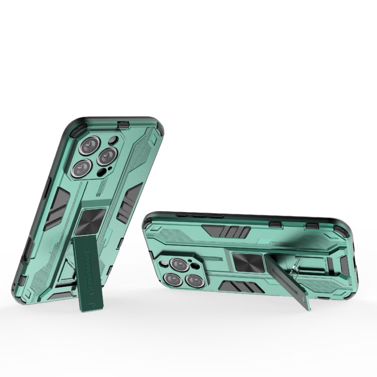 For iPhone 16 Pro Max Supersonic PC + TPU Holder Phone Case(Green) - iPhone 16 Pro Max Cases by PMC Jewellery | Online Shopping South Africa | PMC Jewellery | Buy Now Pay Later Mobicred