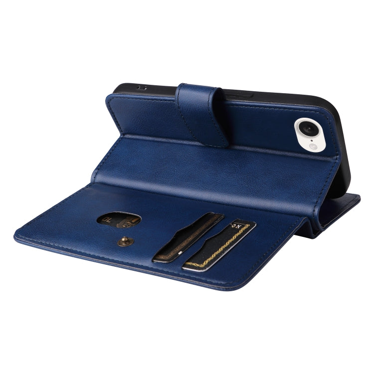 For iPhone 16e Multi-Function Wallet 10 Card Slots Leather Phone Case(Dark Blue) - iPhone 16e Cases by PMC TechLife | Online Shopping South Africa | PMC TechLife | Buy Now Pay Later Mobicred