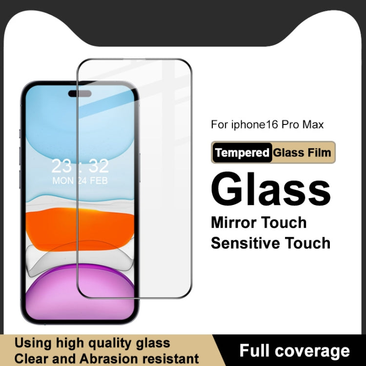 For iPhone 16 Pro Max imak 9H Surface Hardness Full Screen Tempered Glass Film Pro+ Series - iPhone 16 Pro Max Tempered Glass by imak | Online Shopping South Africa | PMC TechLife | Buy Now Pay Later Mobicred